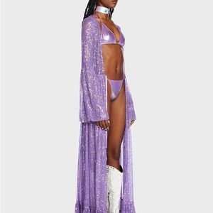 Electric Daze Sequin Festival Duster ✨💖⭐️